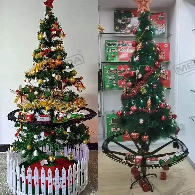 Battery Operated Train With Sound And Light For Christmas Tree - ToylandEU