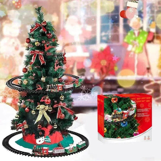  Battery Operated Train With Sound And Light Xmas Tree -  ToylandEU™