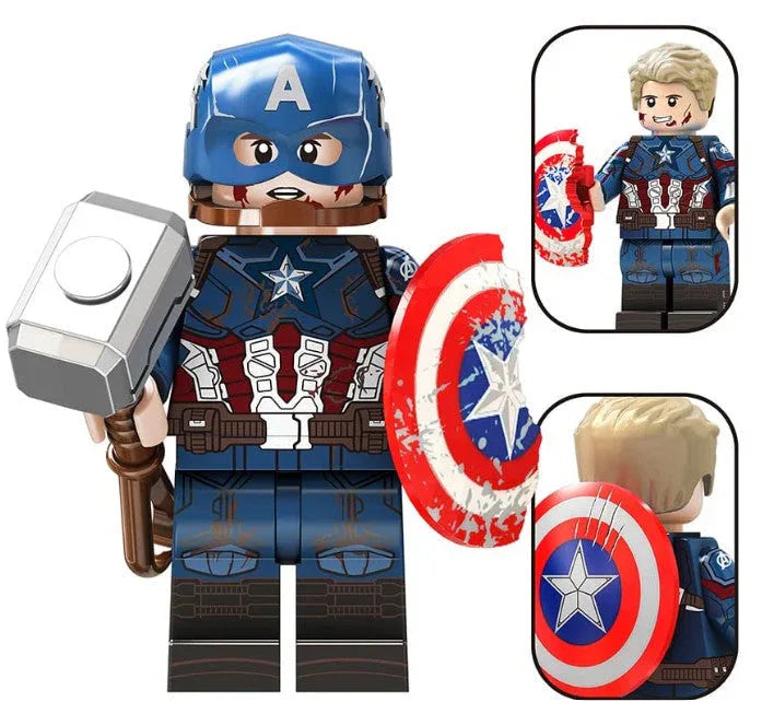 Battle Damaged Patriot Hero Custom Minifig - ToylandEU