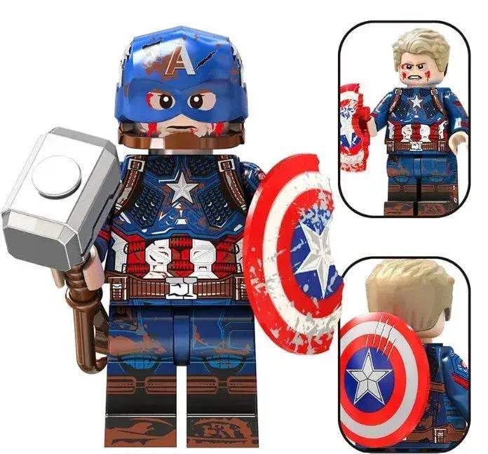  Battle Damaged Patriot Hero Custom Minifigure Base Plate -  ToylandEU™