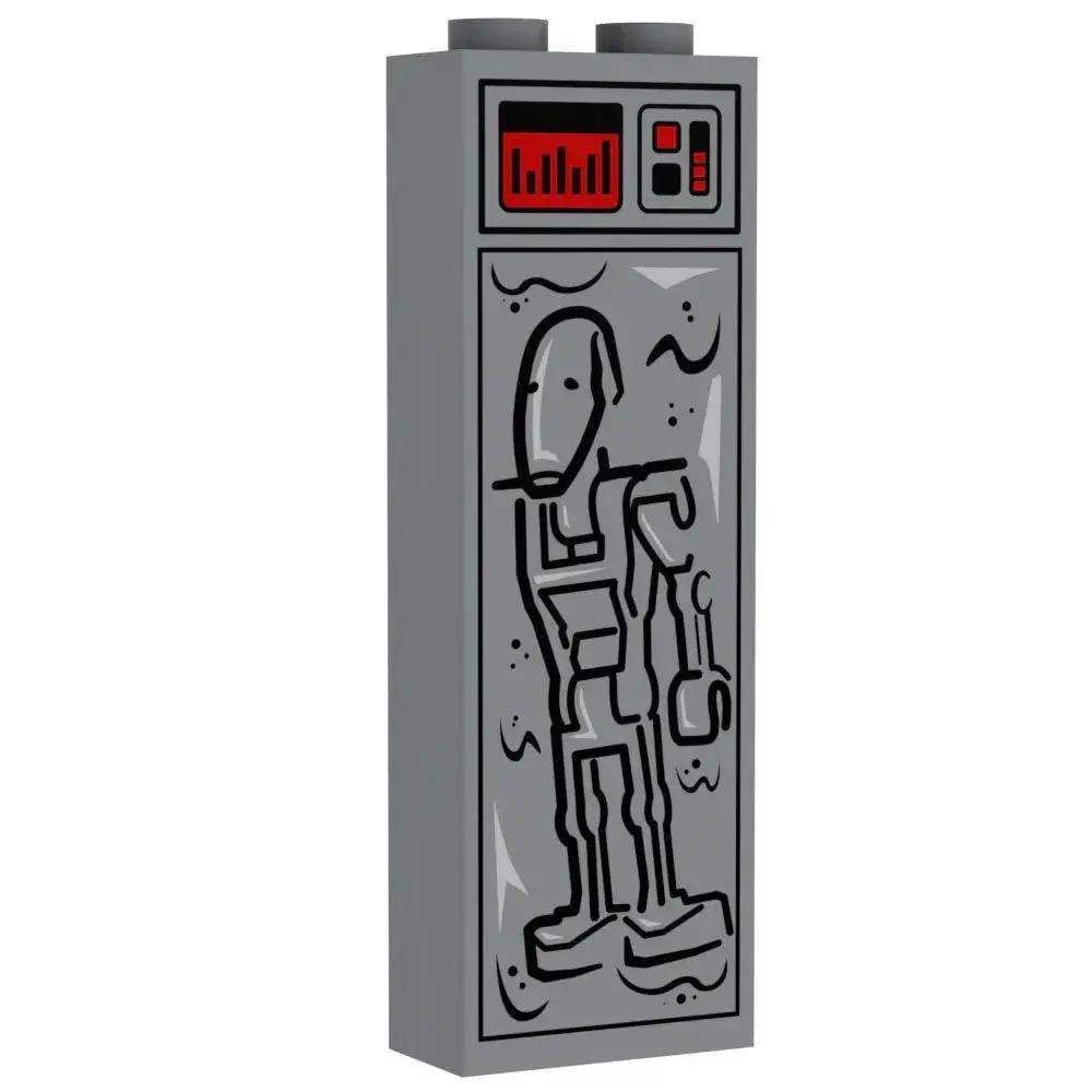 Battle Droid In Carbonite Custom 1x2x5 Brick By B3 Customs - ToylandEU