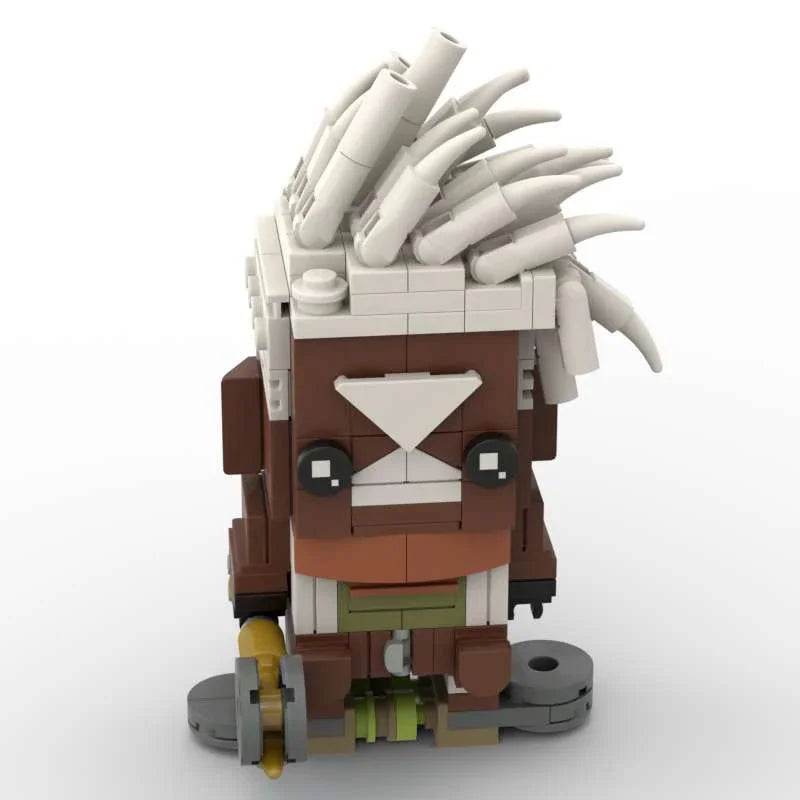 Battle Of Two Cities Moc Brickheadz Jinx Vi Ekko Toy Set - ToylandEU