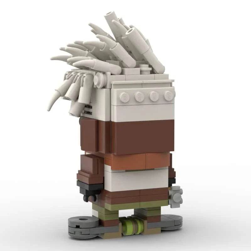 Battle Of Two Cities Moc Brickheadz Jinx Vi Ekko Toy Set - ToylandEU