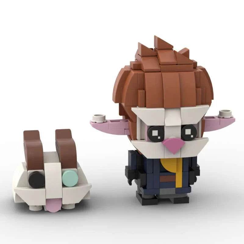 Battle Of Two Cities Moc Brickheadz Jinx Vi Ekko Toy Set - ToylandEU