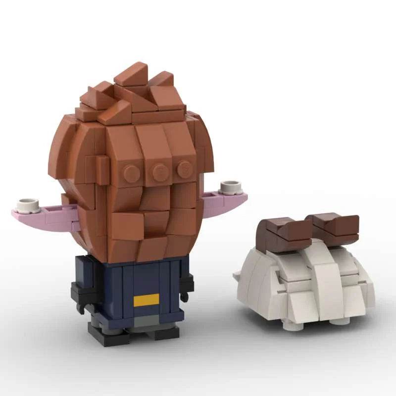 Battle Of Two Cities Moc Brickheadz Jinx Vi Ekko Toy Set - ToylandEU