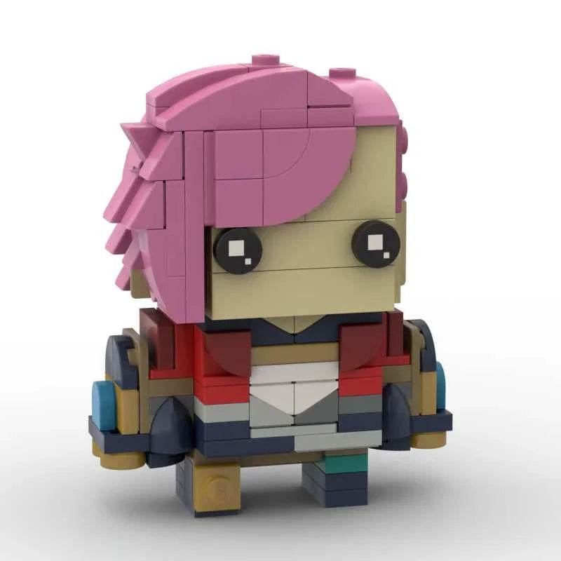 Battle Of Two Cities Moc Brickheadz Jinx Vi Ekko Toy Set - ToylandEU