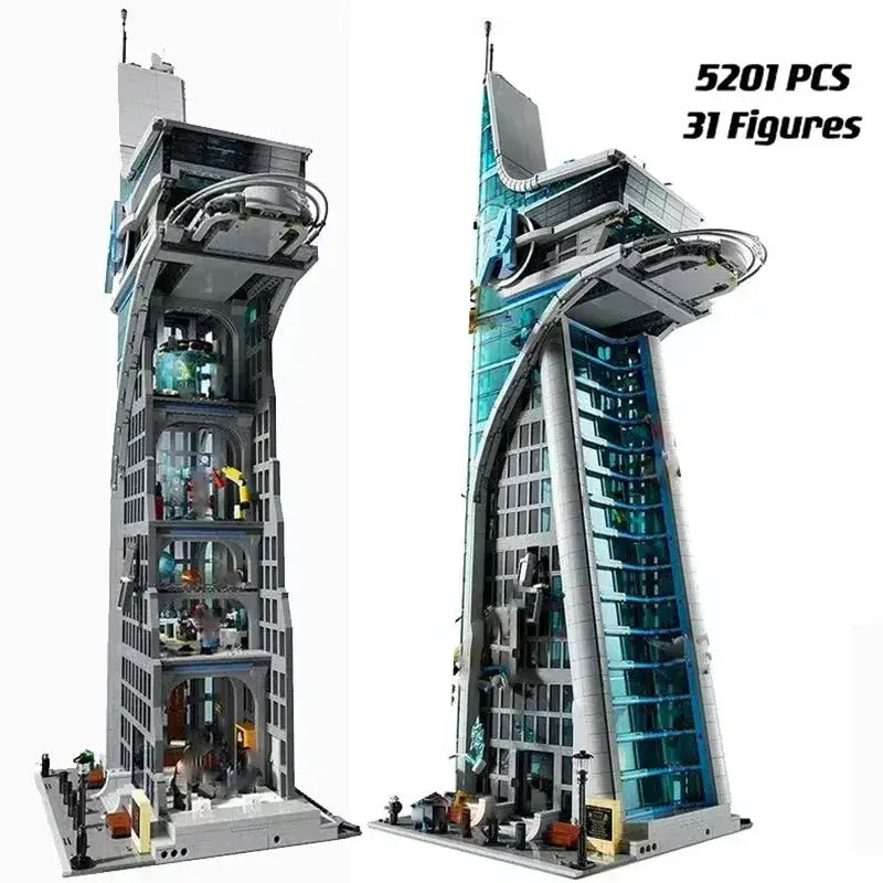 Battle Tower Modular Building Blocks Kit For Creative Home Decor - ToylandEU