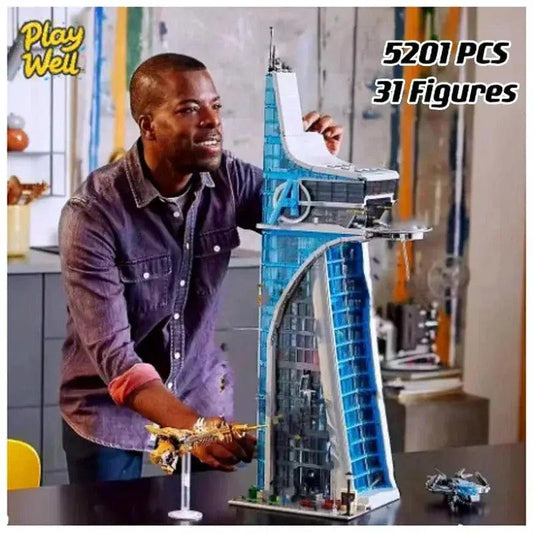  Battle Tower Modular Building Blocks Kit Home Decor -  ToylandEU™