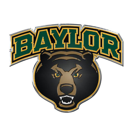 Baylor Bears Auto Emblem Aluminum Color Special Order - ToylandEU