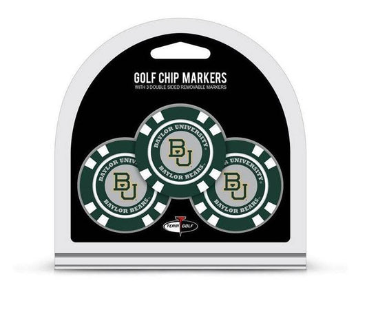 Baylor Bears Golf Chip With Marker 3 Pack Team Golf - ToylandEU