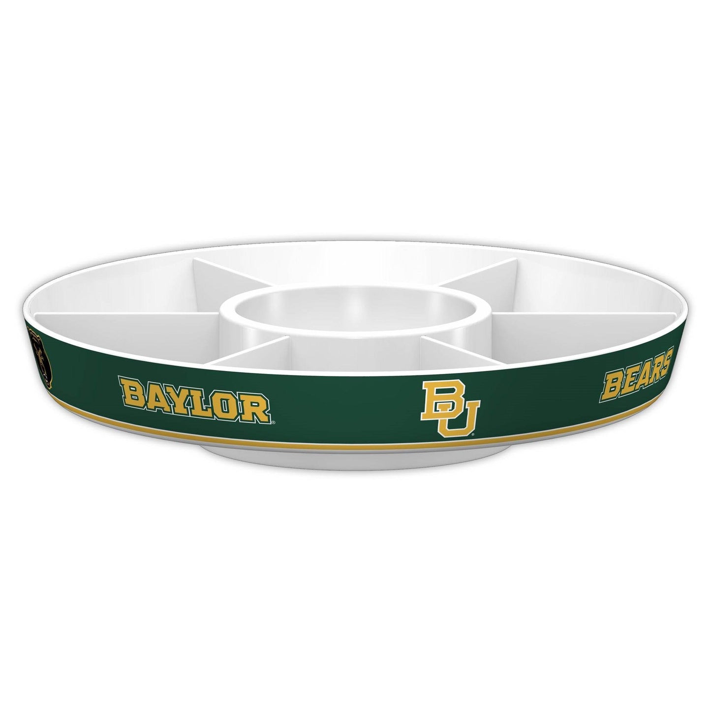 Baylor Bears Party Platter Melamine With Dipping Bowl - ToylandEU