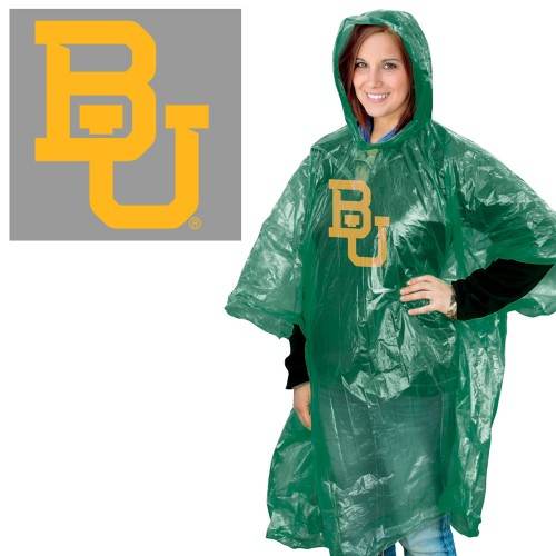 Baylor Bears Rain Poncho Lightweight One Size Fits Most - ToylandEU