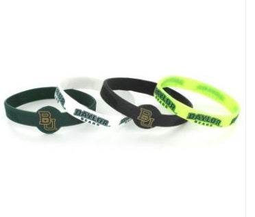 Baylor Bears Silicone Bracelets Four Pack With Team Logo - ToylandEU