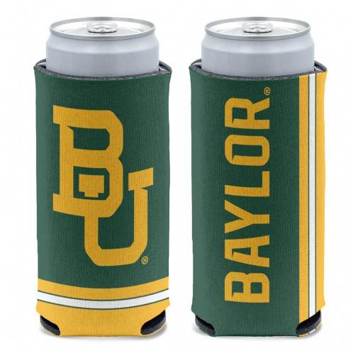 Baylor Bears Slim Can Cooler Full Color Imprint Wincraft - ToylandEU