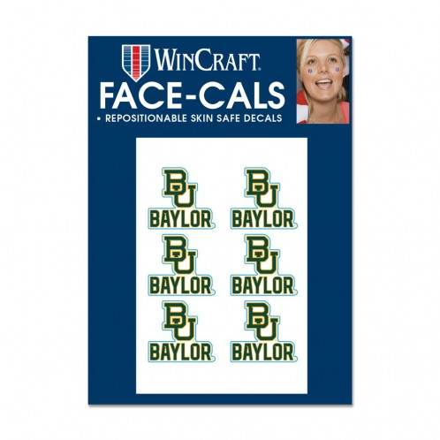Baylor Bears Tattoo Face Decals Special Order Wincraft - ToylandEU