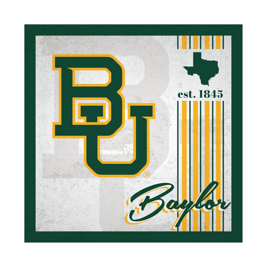 Baylor Bears Wood Sign 10x10 Album Design Special Order - ToylandEU
