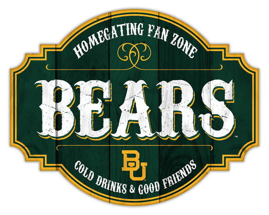 Baylor Bears Wood Sign 12 Inch Tavern Sign Special Order - ToylandEU