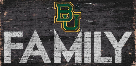 Baylor Bears Wood Sign 12x6 Family Design Special Order - ToylandEU