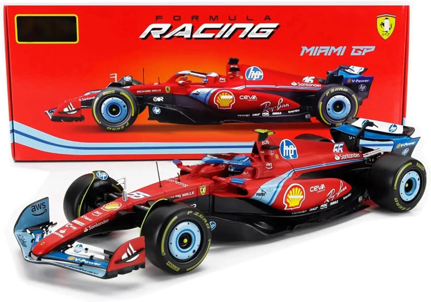 Bburago 1 18 Diecast Ferrari F1 Model With Authentic Detail - ToylandEU