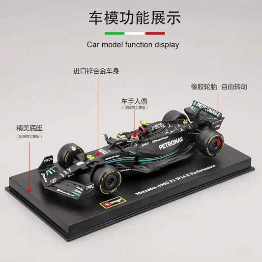  Bburago 1 43 Diecast Mercedes F1 Car Hamilton Edition -  ToylandEU™