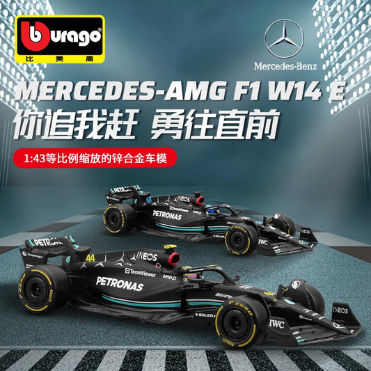 Bburago 1 43 Diecast Mercedes F1 Car Model Hamilton Collector - ToylandEU