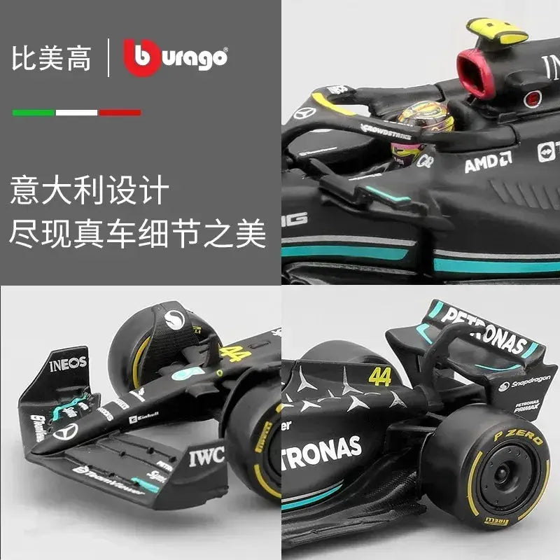 Bburago 1 43 Diecast Mercedes F1 Car Model Hamilton Collector - ToylandEU