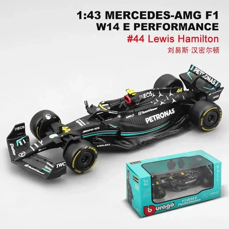 Bburago 1 43 Diecast Mercedes F1 Car Model Hamilton Collector - ToylandEU