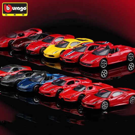 Bburago 1/64 Diecast Car Models with Opening Features for Collectors - ToylandEU