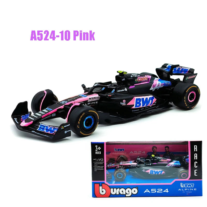 Bburago 1 To 43 F1 Diecast Cars Authentic Liveries Premium - ToylandEU