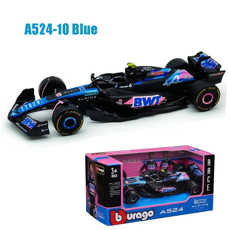 Bburago 1 To 43 F1 Diecast Cars Authentic Liveries Premium - ToylandEU
