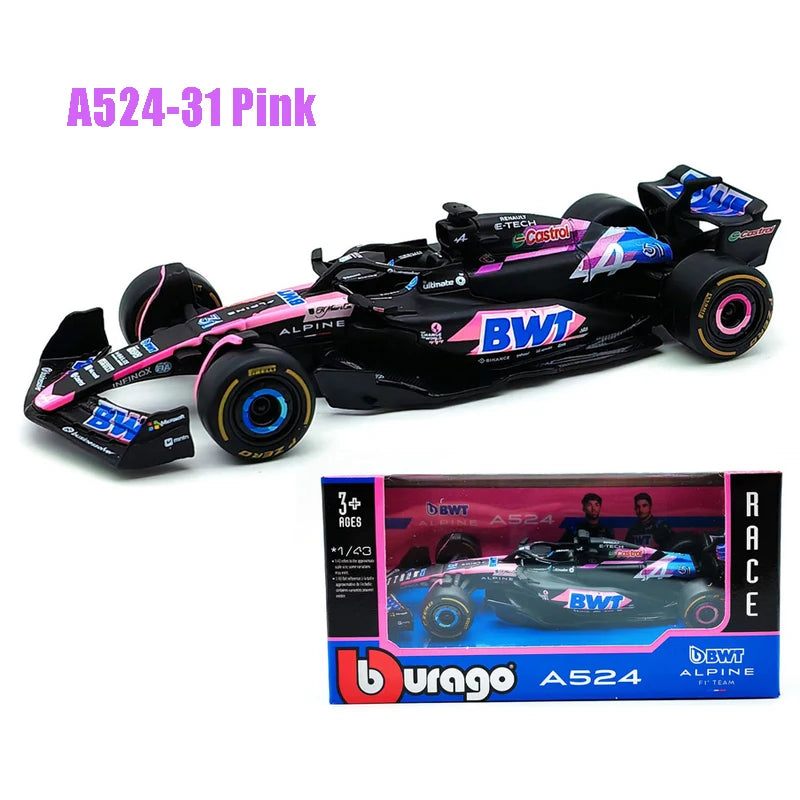 Bburago 1 To 43 F1 Diecast Cars Authentic Liveries Premium - ToylandEU