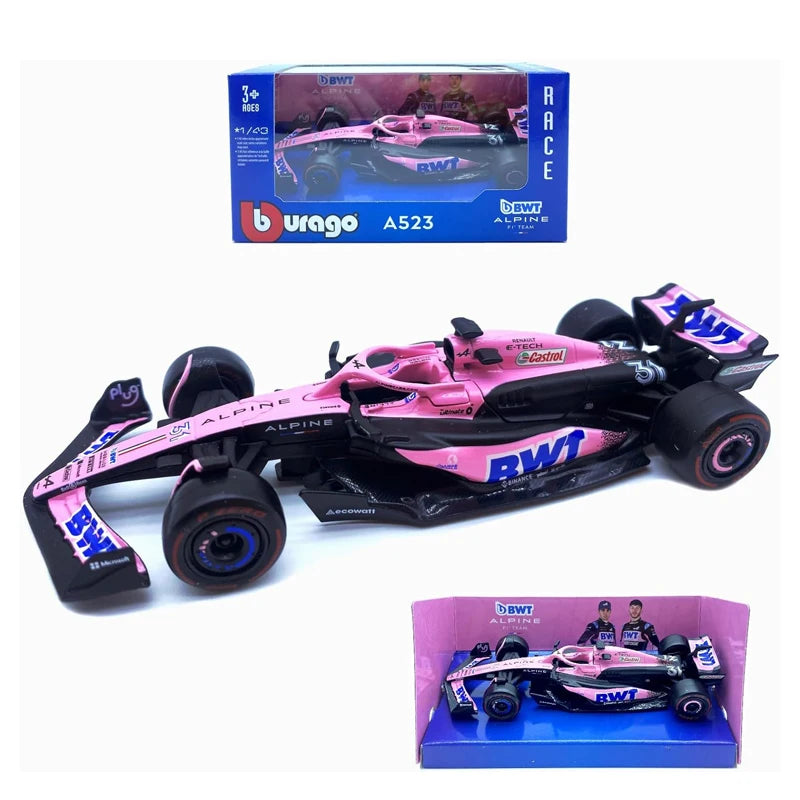 Bburago 1 To 43 F1 Diecast Cars Authentic Liveries Premium - ToylandEU