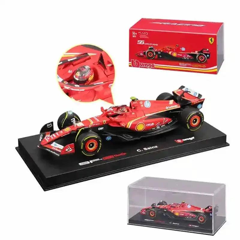  Bburago 143 Ferrari SF24 F1 Diecast Authentic Decals -  ToylandEU™