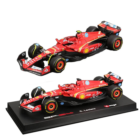Bburago 143 Ferrari SF24 F1 Diecast Model With Authentic Decals - ToylandEU