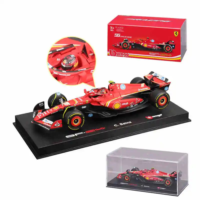 Bburago 143 Ferrari SF24 F1 Diecast Model With Authentic Decals - ToylandEU