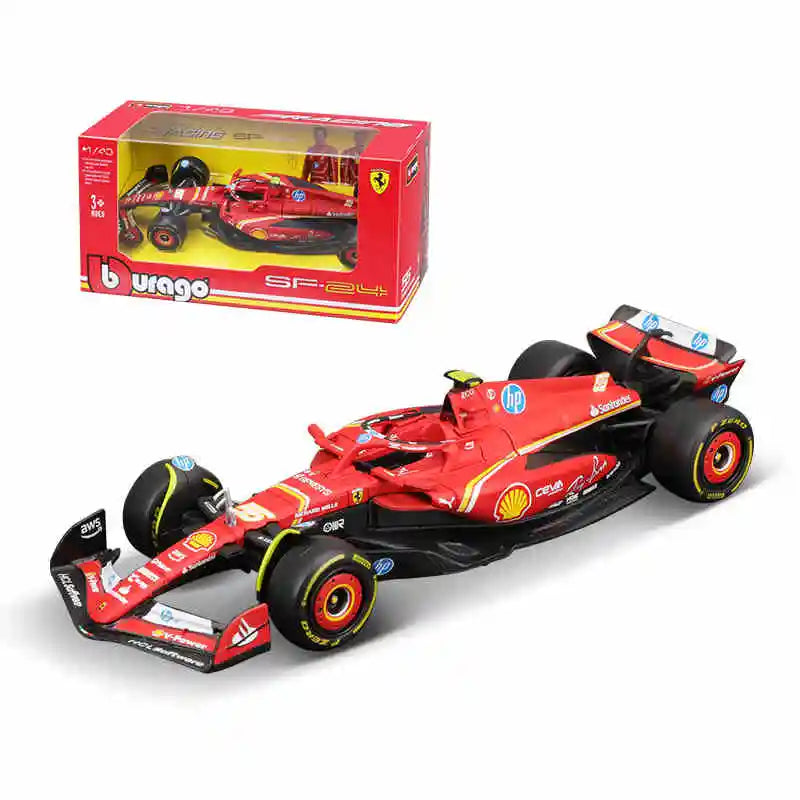 Bburago 143 Ferrari SF24 F1 Diecast Model With Authentic Decals - ToylandEU