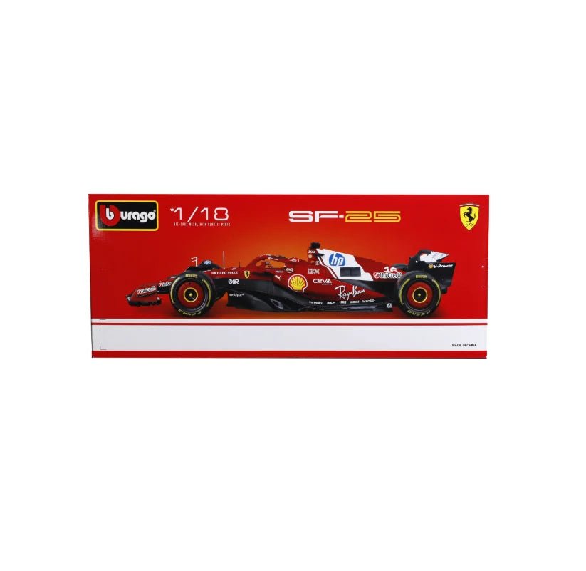 Bburago 1to18 Diecast Car Model Leclerc Hamilton Premium Alloy - ToylandEU