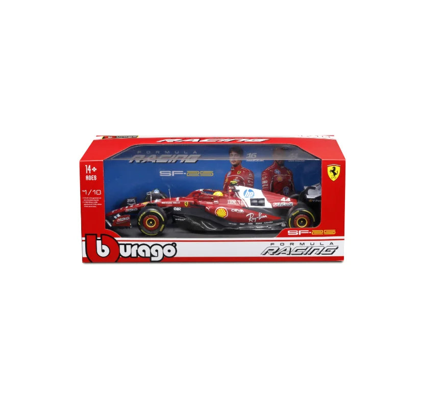 Bburago 1to18 Diecast Car Model Leclerc Hamilton Premium Alloy - ToylandEU