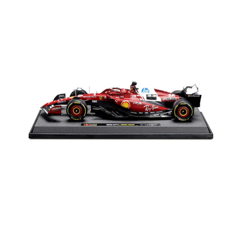 Bburago 1to18 Diecast Car Model Leclerc Hamilton Premium Alloy - ToylandEU