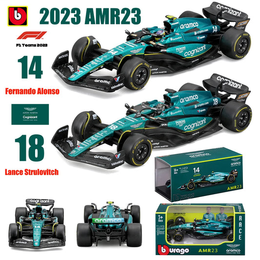 Bburago Aston Martin F1 Diecast Car Model Premium - ToylandEU