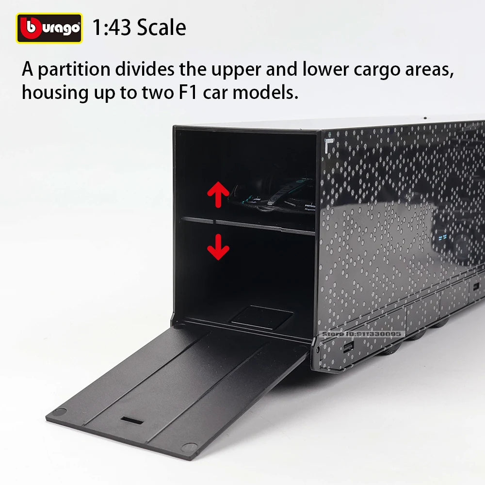 Bburago Diecast Mercedes F1 Hauler Set George Russell - ToylandEU