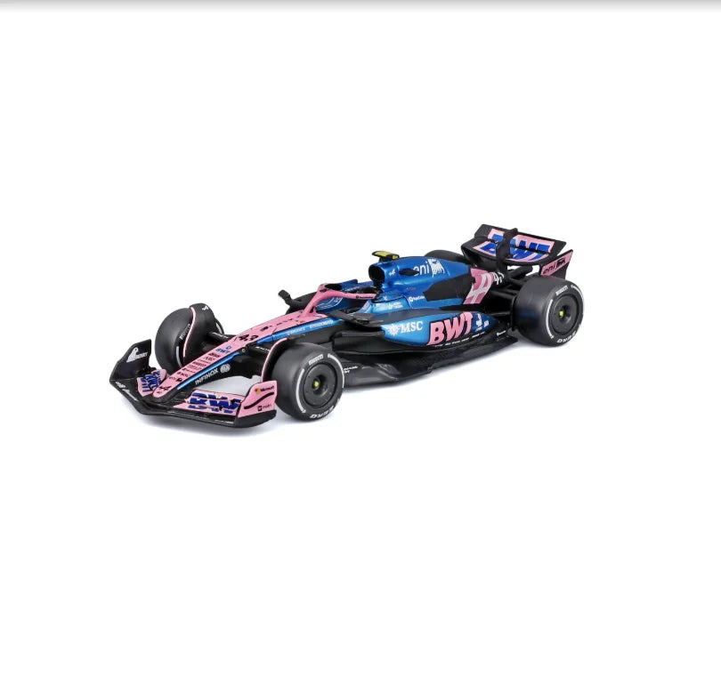 Bburago F1 Diecast Car Alpine Racing Authentic Livery - ToylandEU