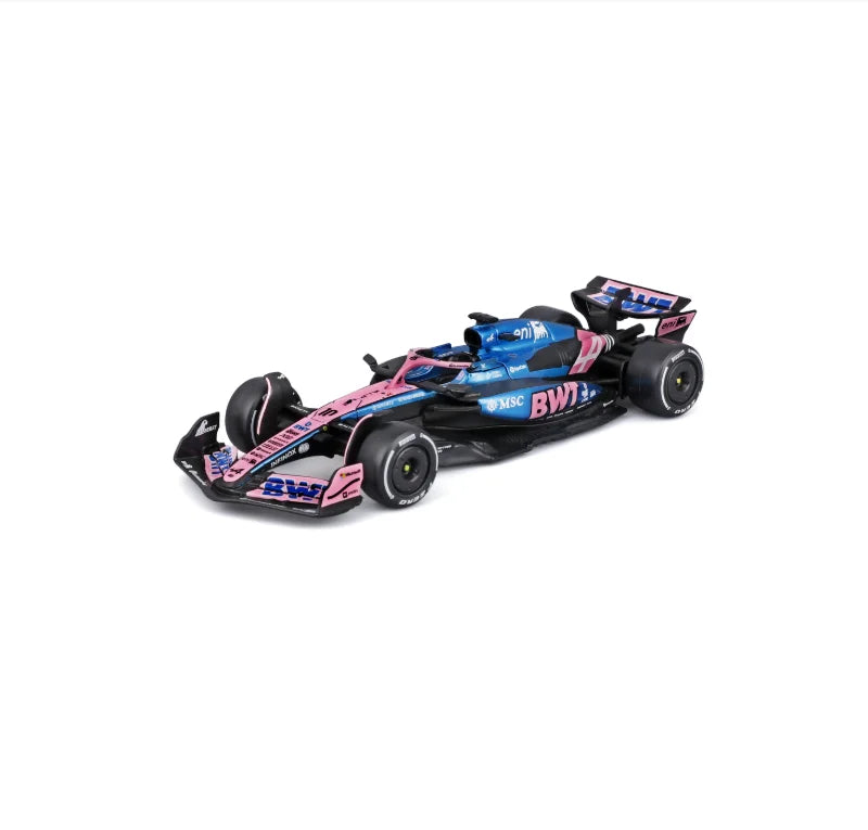 Bburago F1 Diecast Car Alpine Racing Authentic Livery - ToylandEU