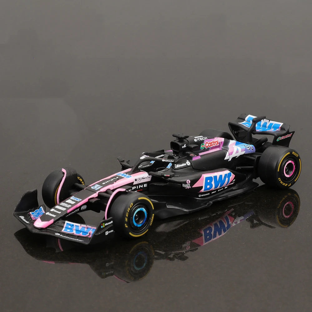 Bburago F1 Diecast Car Alpine Racing Authentic Livery - ToylandEU