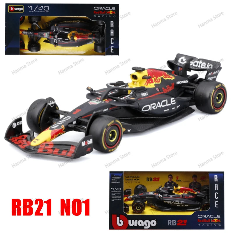 Bburago Mercedes F1 Die Cast Car Hamilton Russell Collectible - ToylandEU