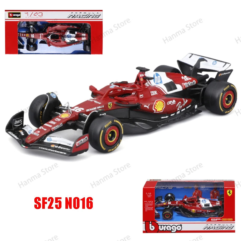 Bburago Mercedes F1 Die Cast Car Hamilton Russell Collectible - ToylandEU
