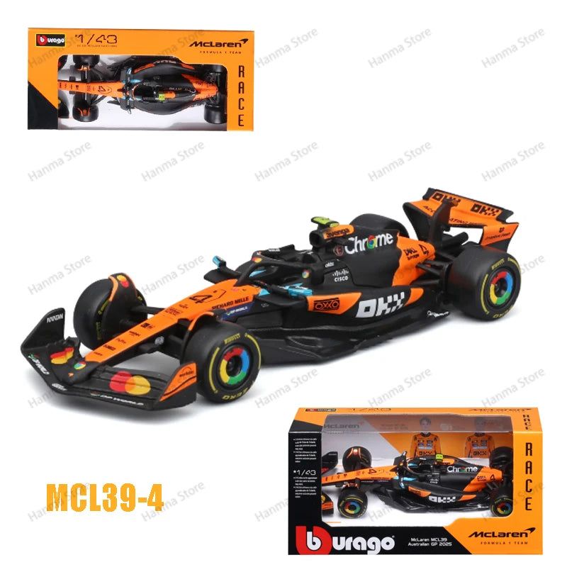Bburago Mercedes F1 Die Cast Car Hamilton Russell Collectible - ToylandEU