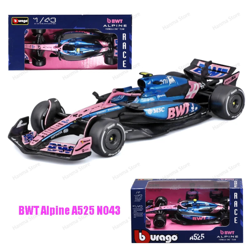 Bburago Mercedes F1 Die Cast Car Hamilton Russell Collectible - ToylandEU