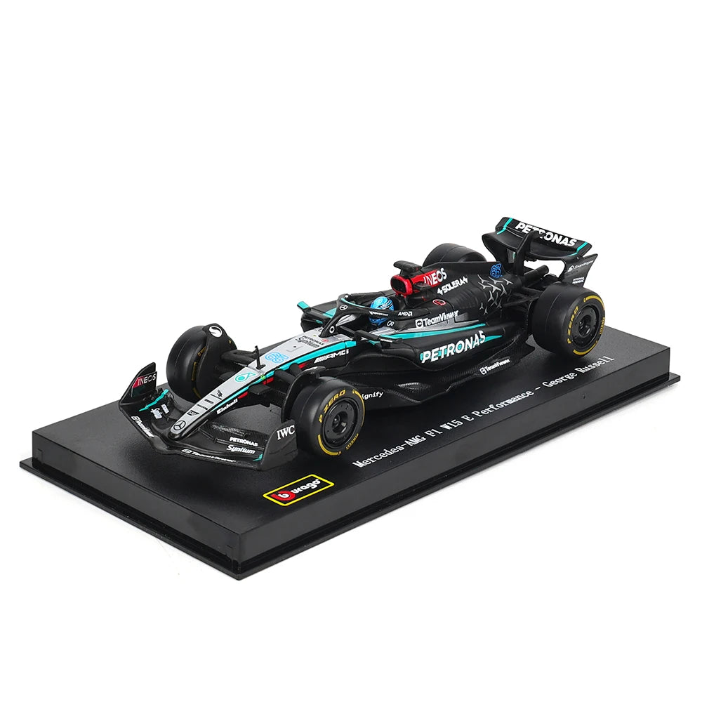 Bburago Mercedes F1 Diecast Alloy Model W15 2024 Collectible - ToylandEU