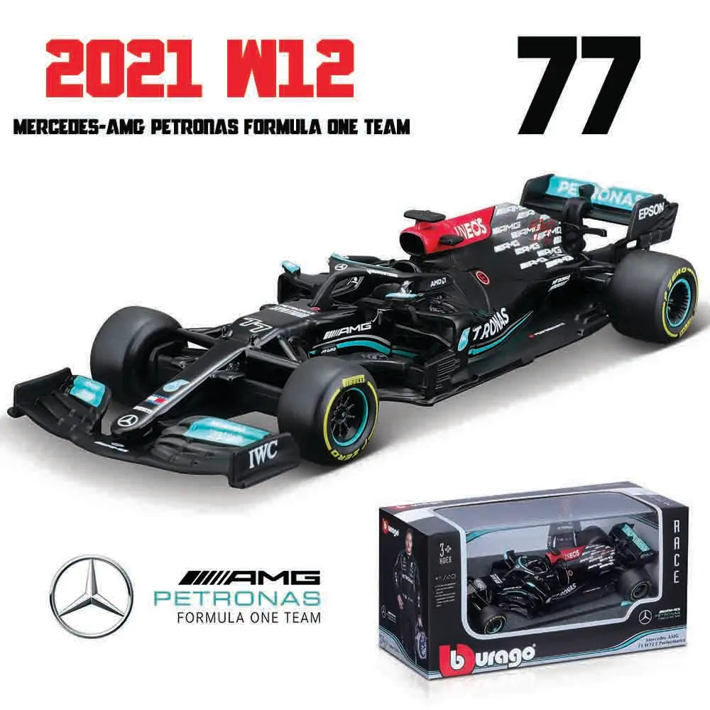 Bburago Mercedes F1 Diecast Alloy Model W15 2024 Collectible - ToylandEU